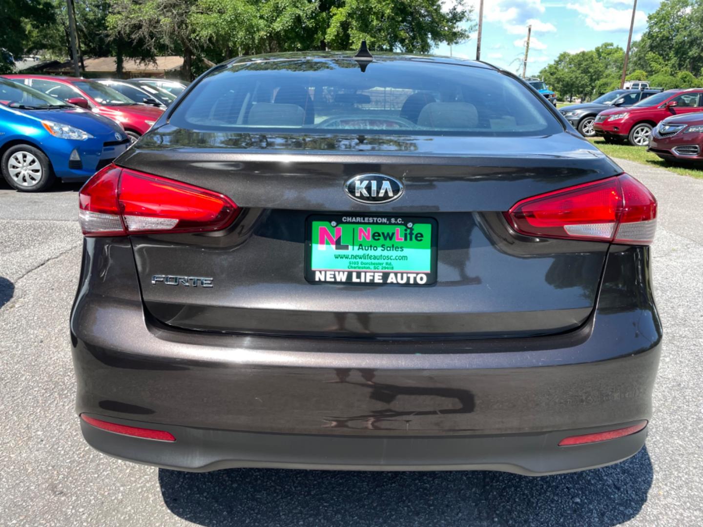 2017 BROWN KIA FORTE LX (3KPFK4A75HE) with an 2.0L engine, automatic transmission, located at 5103 Dorchester Rd., Charleston, SC, 29418-5607, (843) 767-1122, 36.245171, -115.228050 - Photo#5